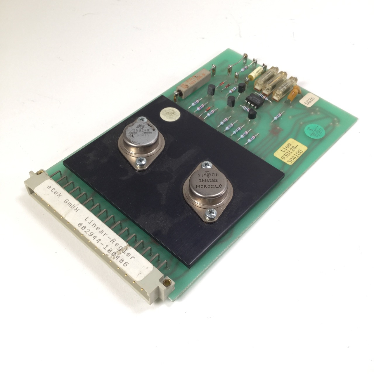 Etek 002944-100406 Linear Regler card board Used UMP