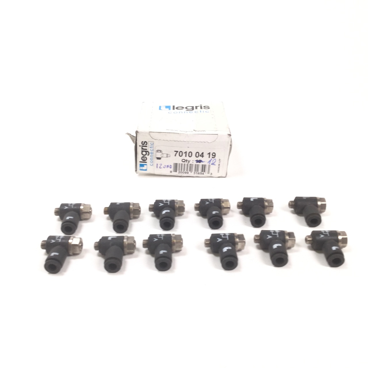 Legris Connectic 70100419 Flow Control Regulator 4mm M5x0,8 New NFP (12 pieces)