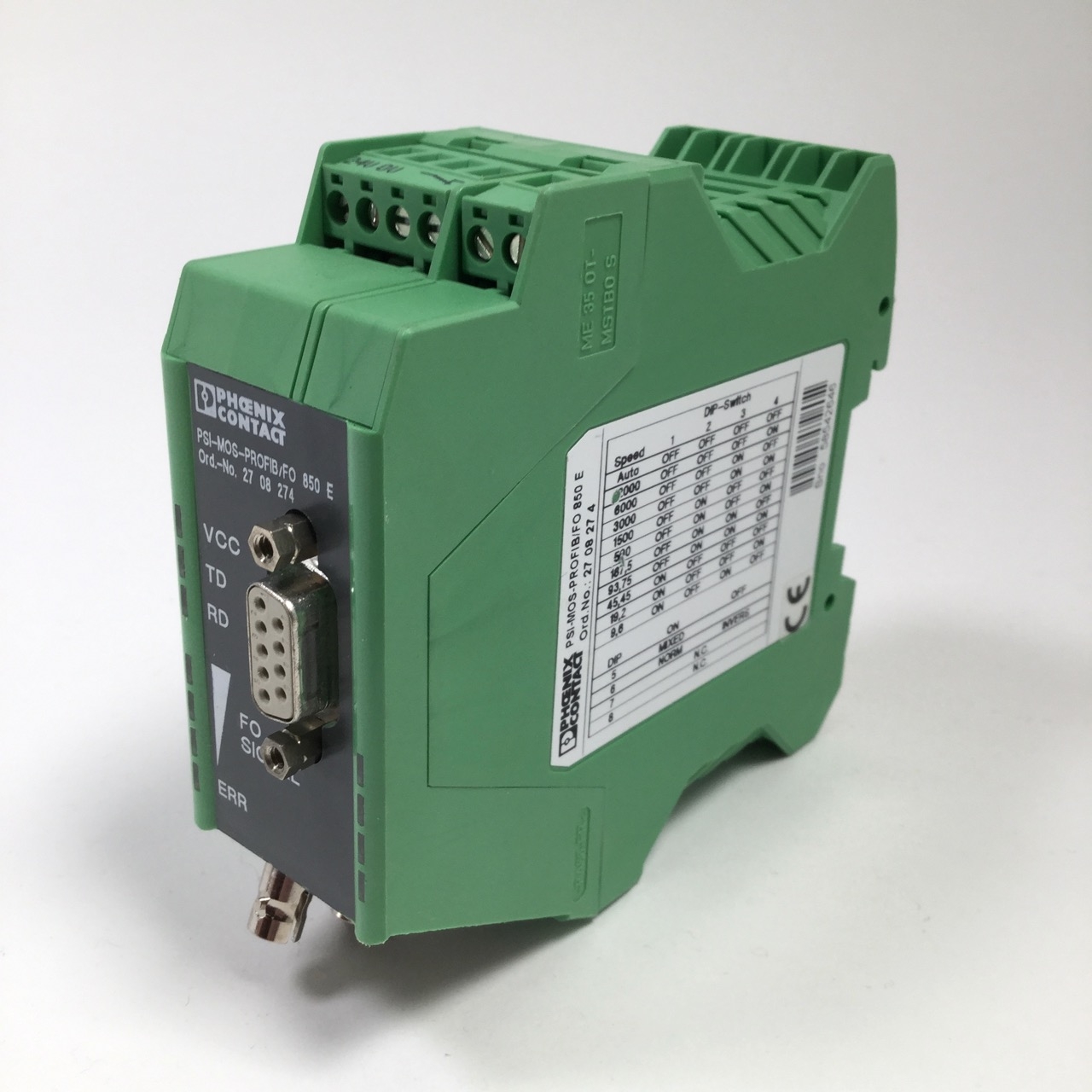 Phoenix Contact 2708274 PSI-MOS-PROFIB/FO 850 E. Cover Missing Used UMP