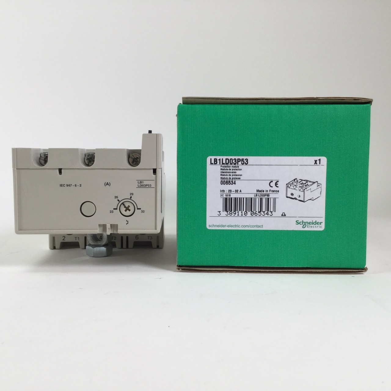 Schneider Electric LB1LD03P53 Protection module uberstromrelais New NFP