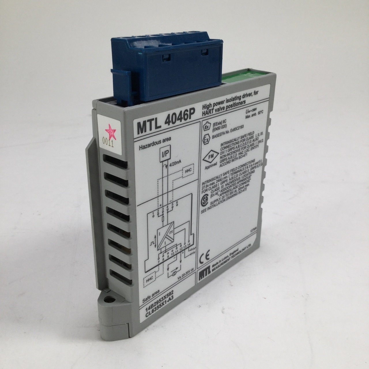 Measurement Technology Ltd MTL4046P High power isolating driver Used UMP