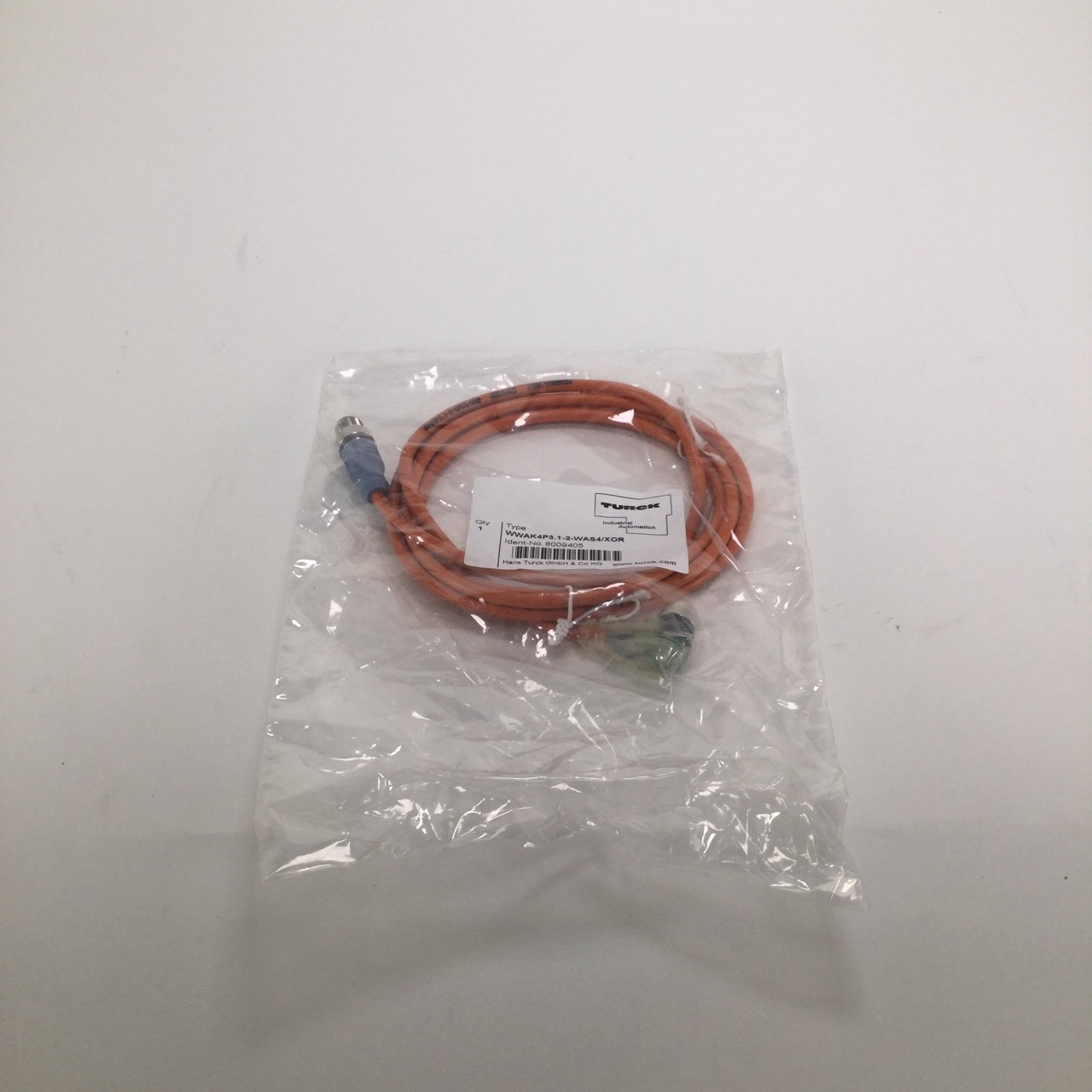 Turck WWAK4P3.1-2-WAS4/XOR Proximity Switch Cable New NFP Sealed