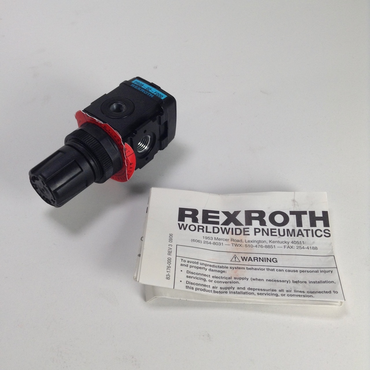 Rexroth PR08-02-F000 Regulator Regler 1/4" New NFP