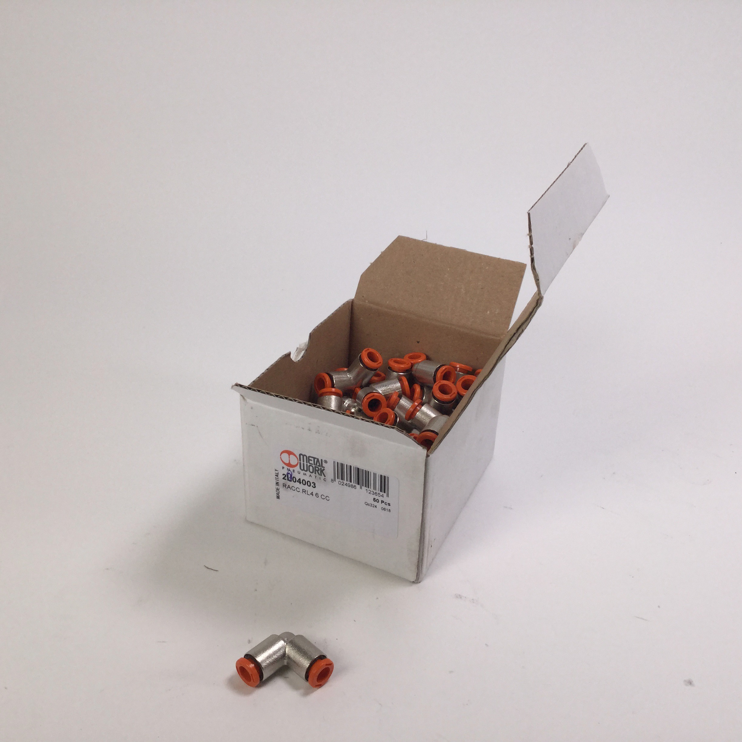 Metal Work 2L04003 Push-In Fitting Kurve Zwischenstueck New NFP (50pieces)