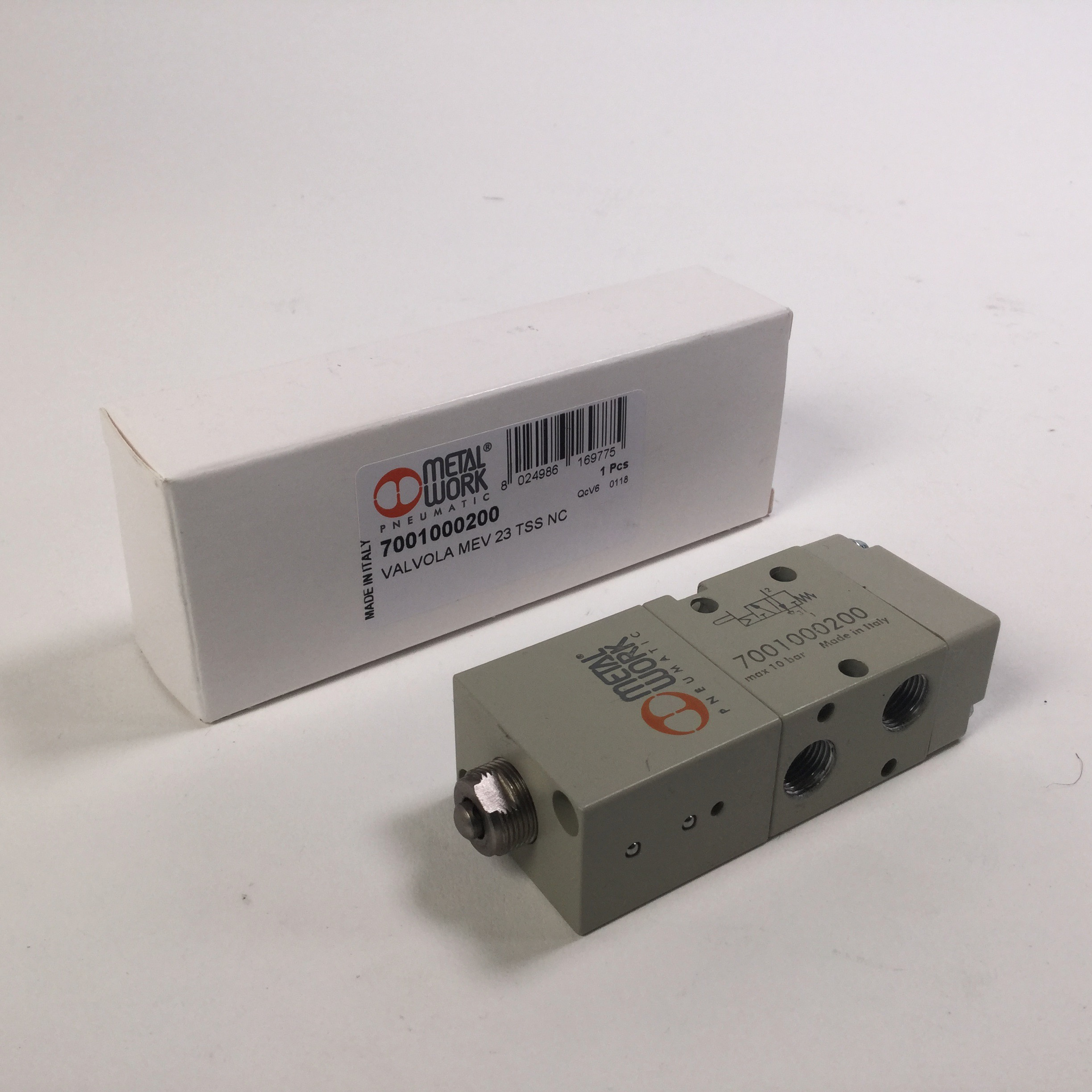 Metal Work 7001000200 Pneumatic Valve Ventil 10Bar New NFP