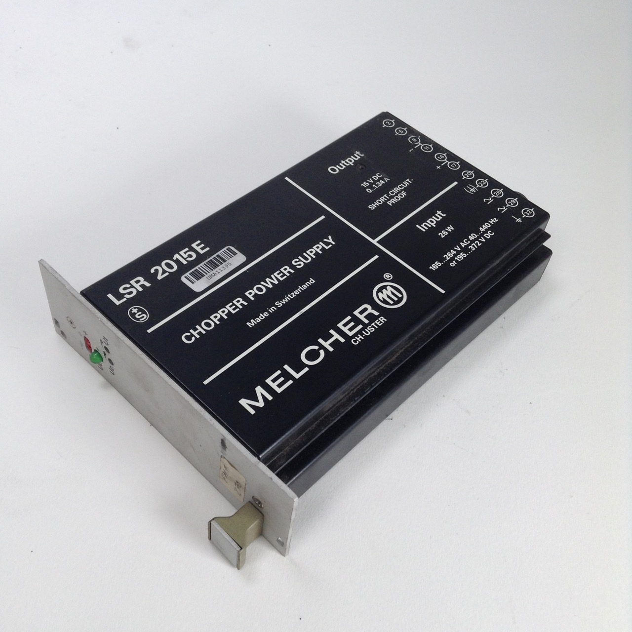 Melcher LSR2015E-7 Chopper Power Supply 26W 15VDC LSR2015E 7 Used UMP