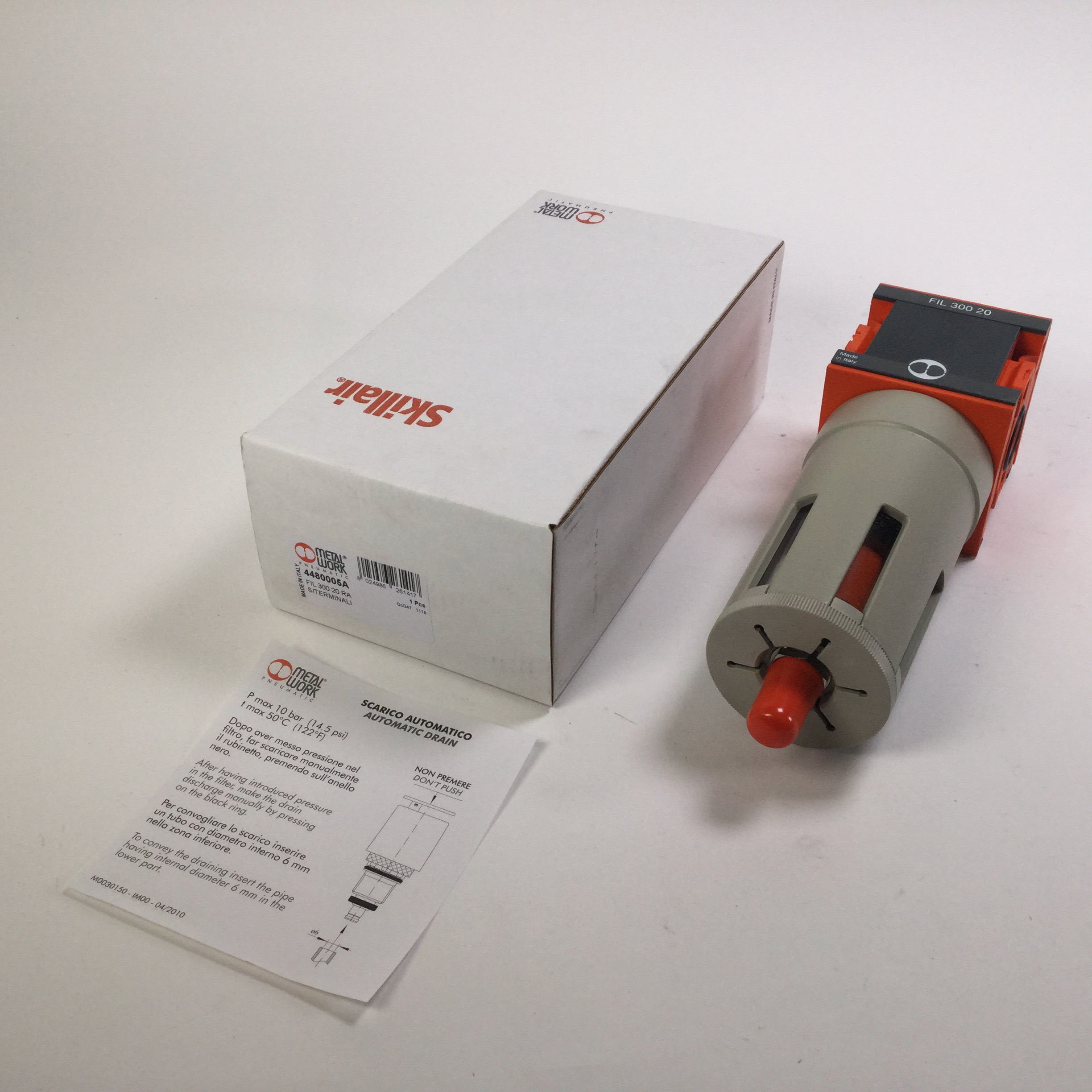 Metal Work 4480005A Skillair Filter No End Plates New NFP