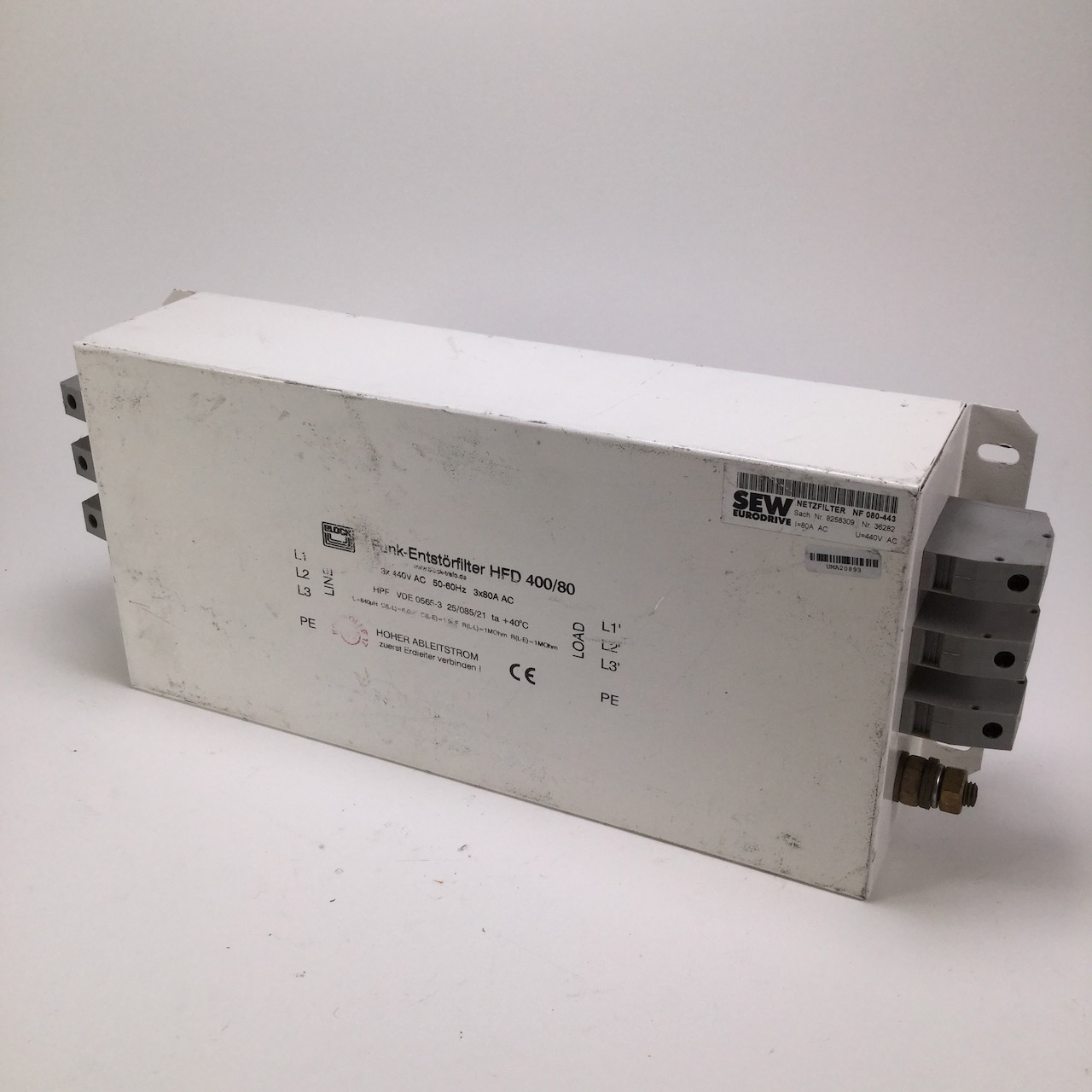 Sew NF080-443 Line Filter Netzfilter Used UMP