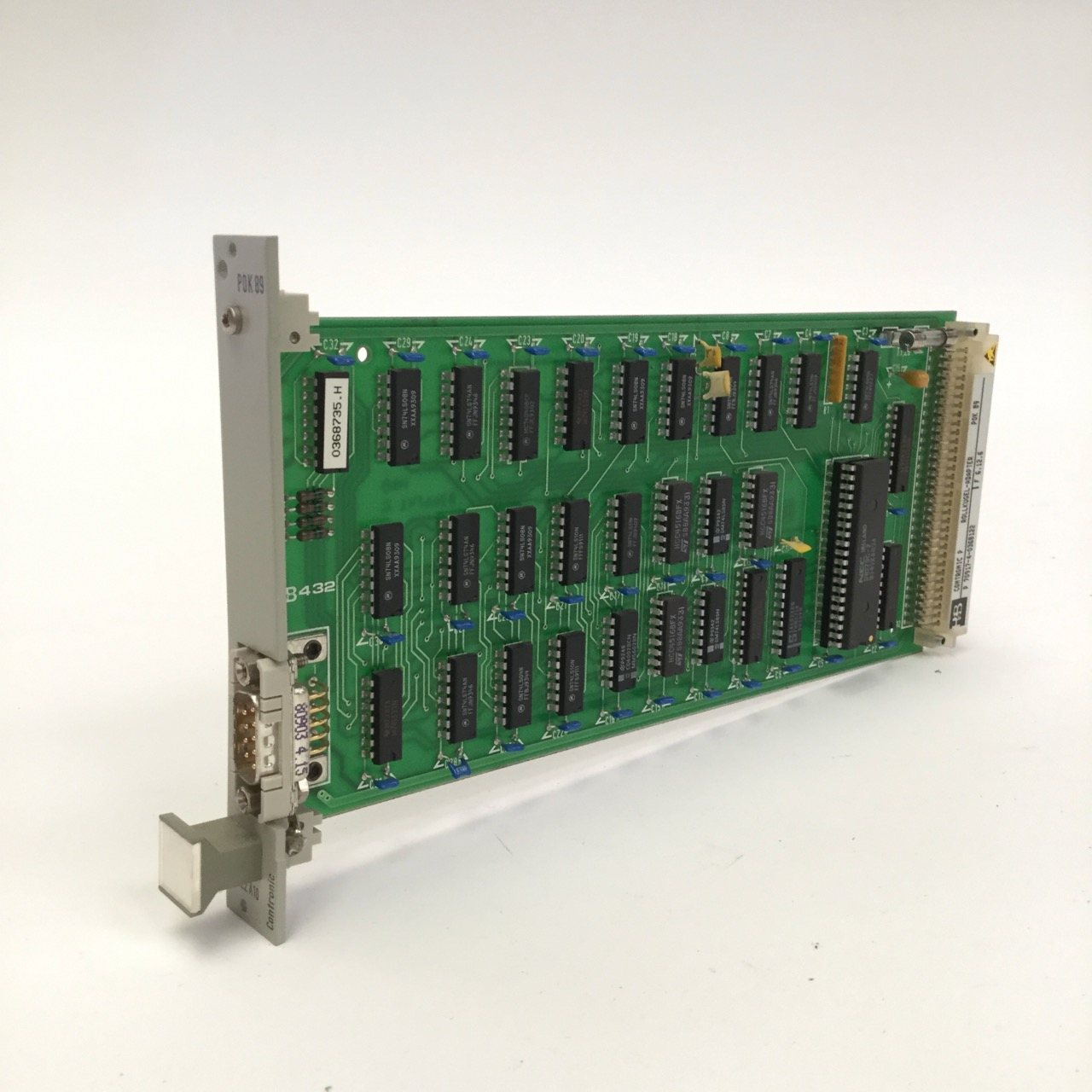 H&B POK89 Contronic Track Ball Adapter Rollkugeladapter Einschubkarte Used UMP