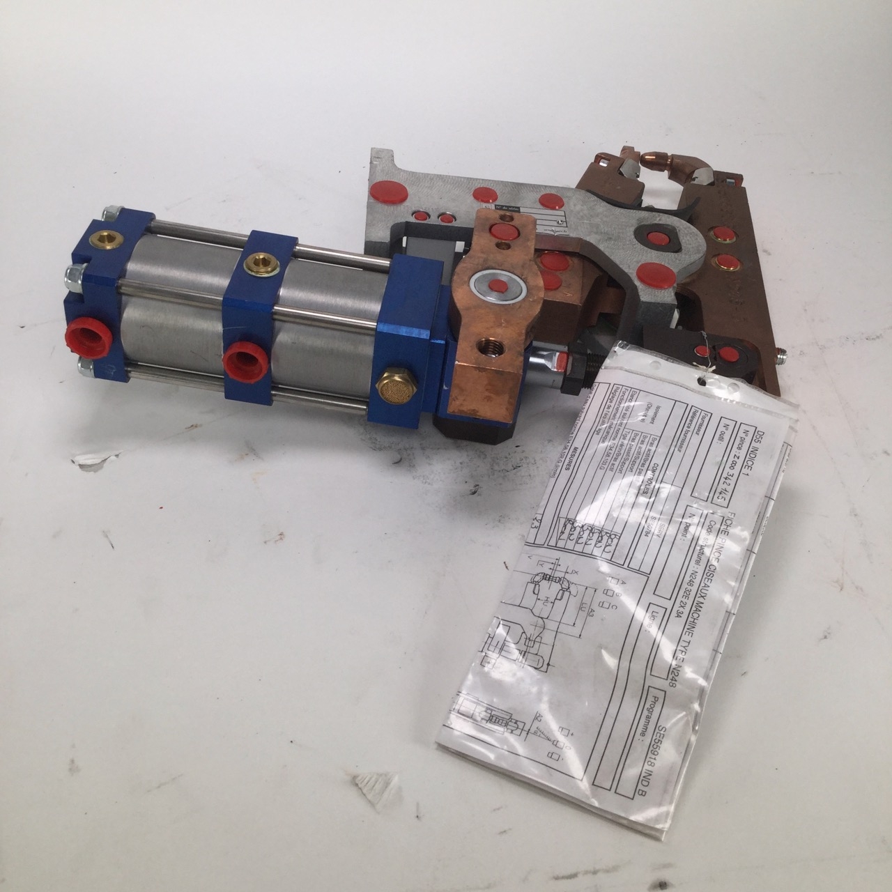 Serv SE50784 Spot welder machine pince Scherenzange Used UMP