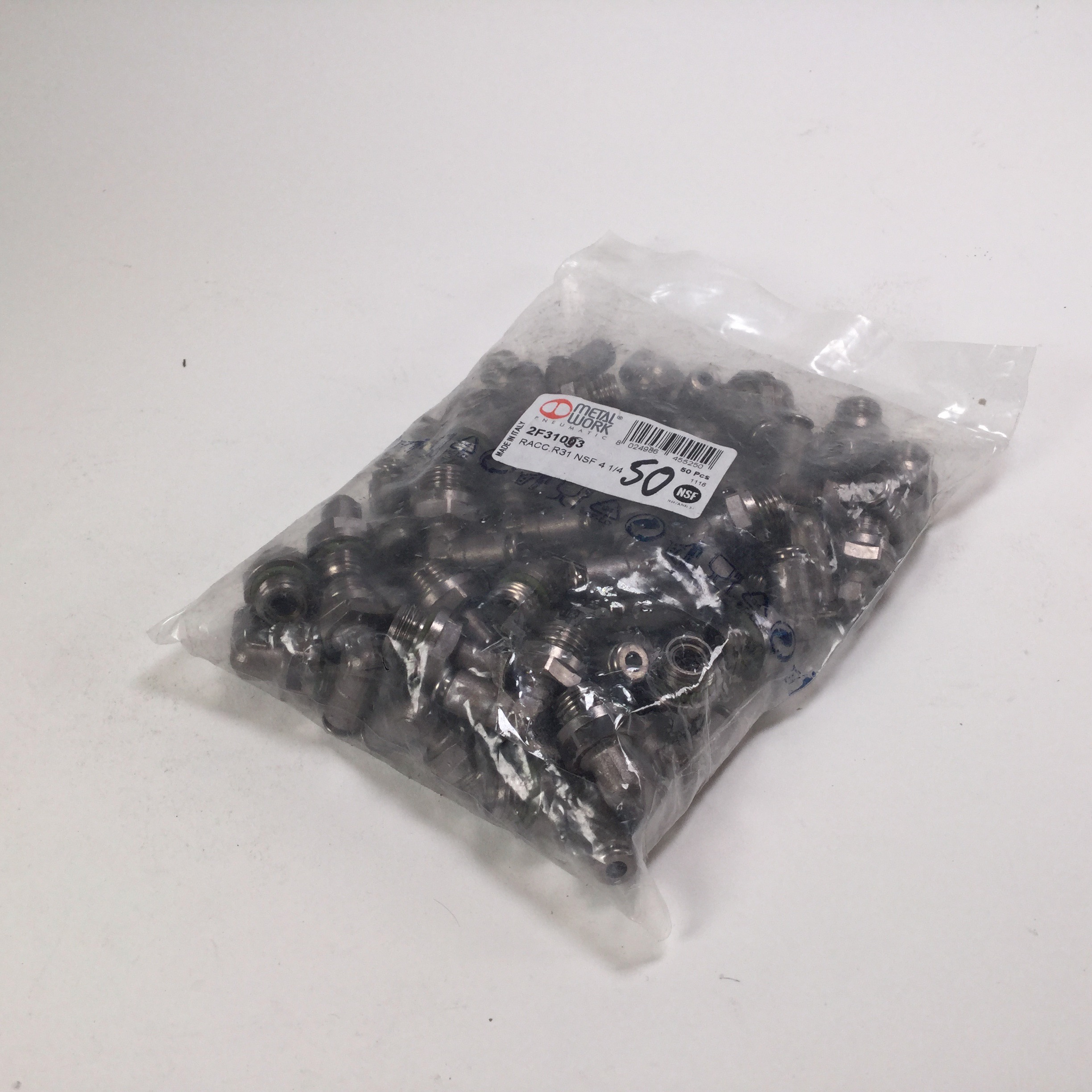 Metal Work 2F31003 Push in Elbow New NFP Sealed (50pieces)