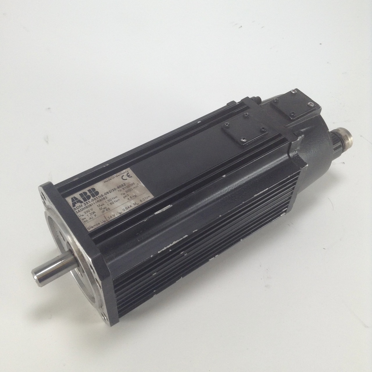 Abb SDM-251-001N8-092/30 Servomotor 330V SDM 251 001N8 092/30 Used UMP