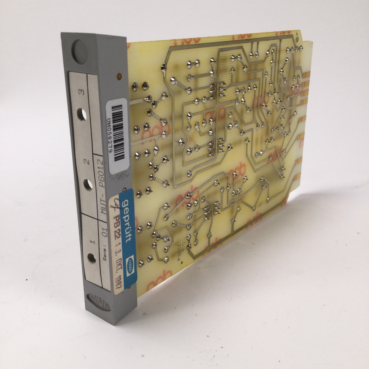 Hima MUT-P6012 PLC CPU Module Board Card Used UMP