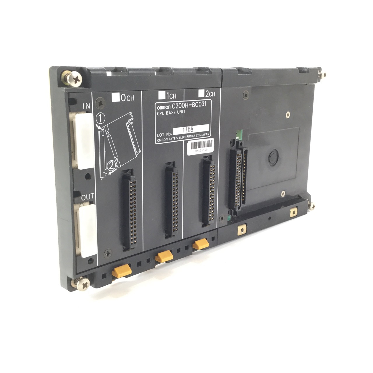 Omron C200H-BC031 CPU base unit 3 slot rack Used UMP