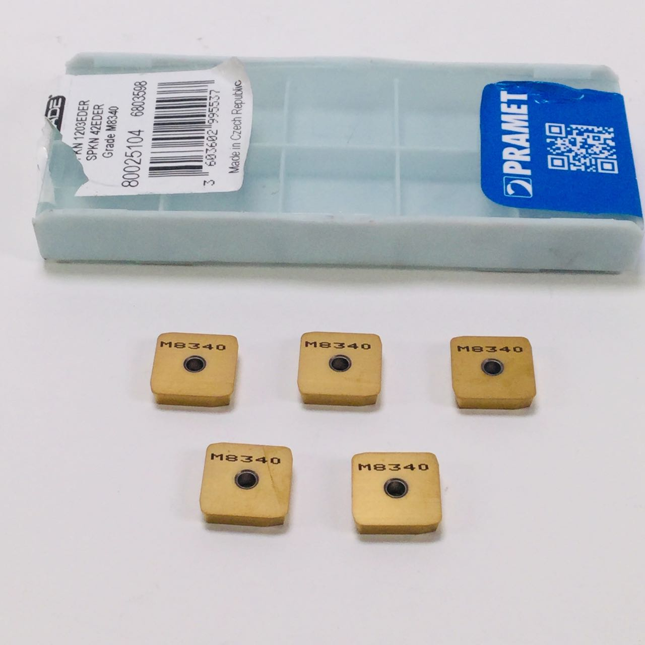 Pramet SPKN 1203EDER Wendeschneidplatten Carbide inserts New NFP (5pieces)
