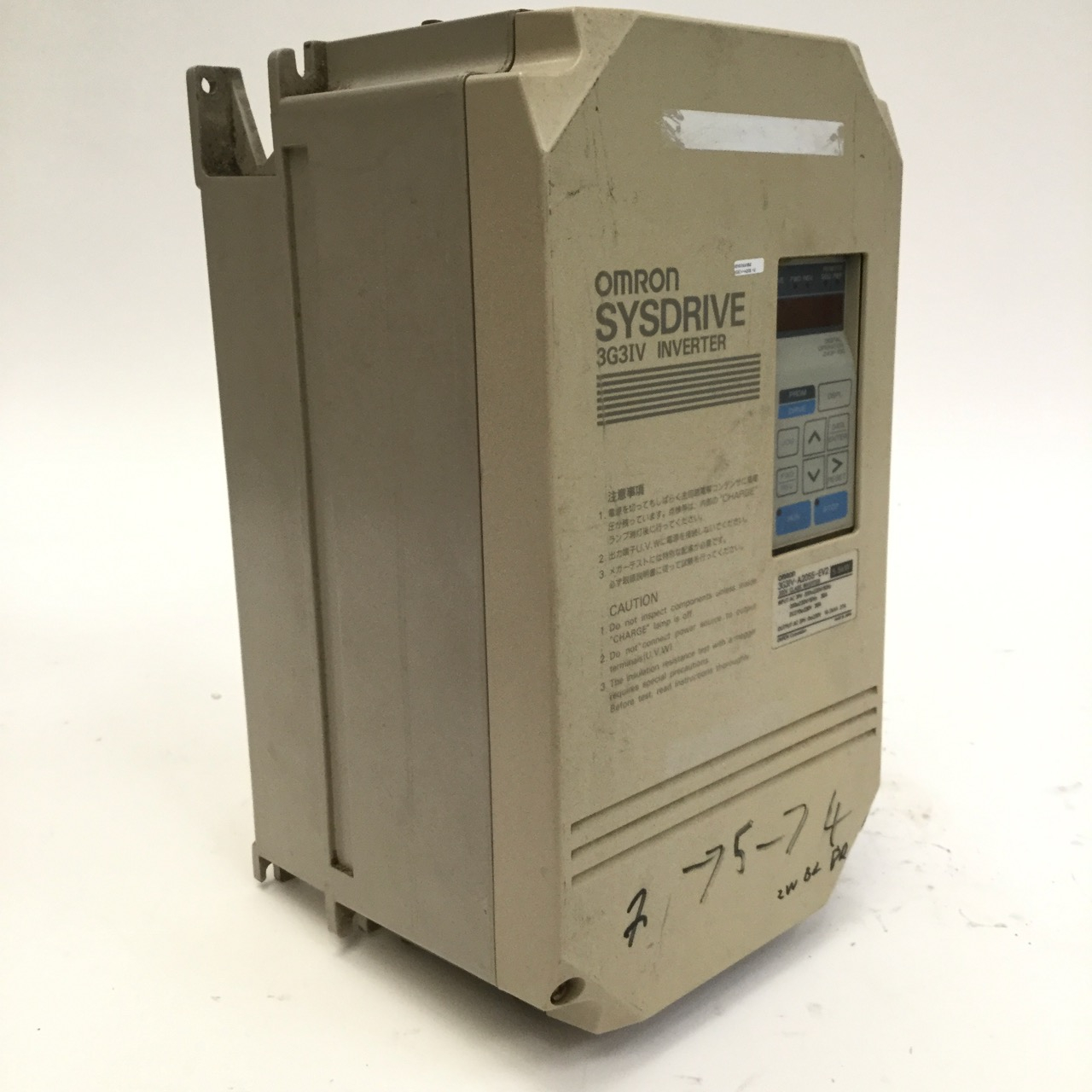 Omron 3G3IV-A2055-EV2 200V Class Inverter Used UMP