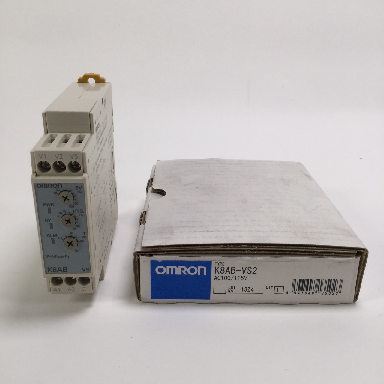 Omron K8AB-VS2 1-Phase Voltage Relay Measuring and Monitoring Relay New NFP