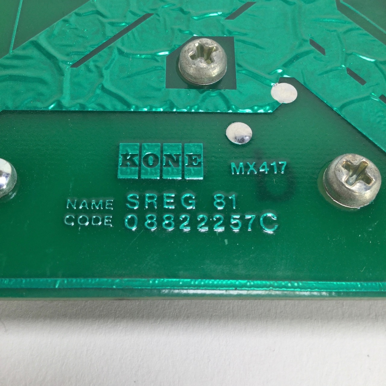 Kone Instrument Division SREG-81 08822257 C PLC Board UMP