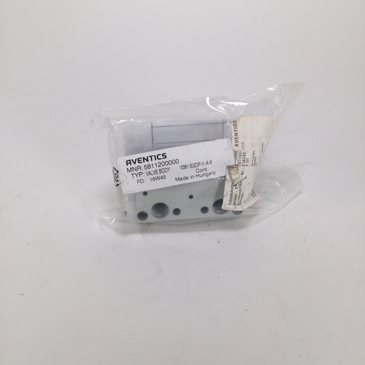 Aventics 5811200000 Valve Baseplate Ventil New NFP Sealed