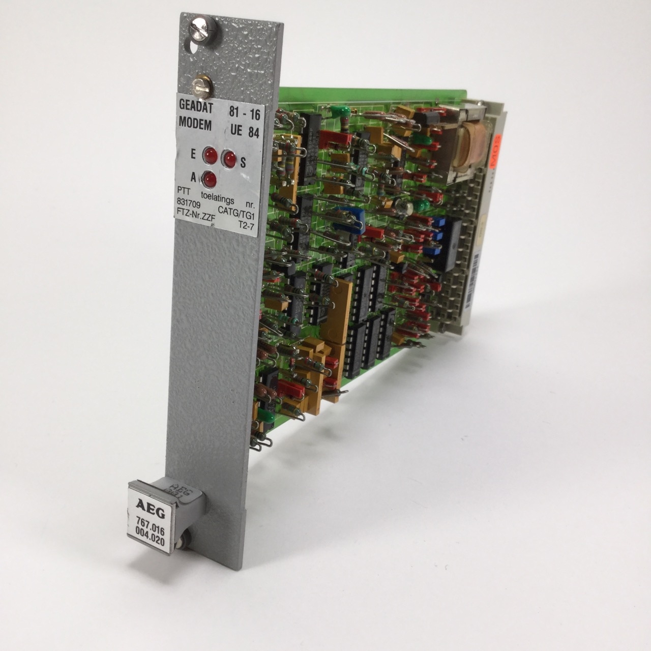 Aeg 767.016004.020 CPU board PLC unit module Used UMP