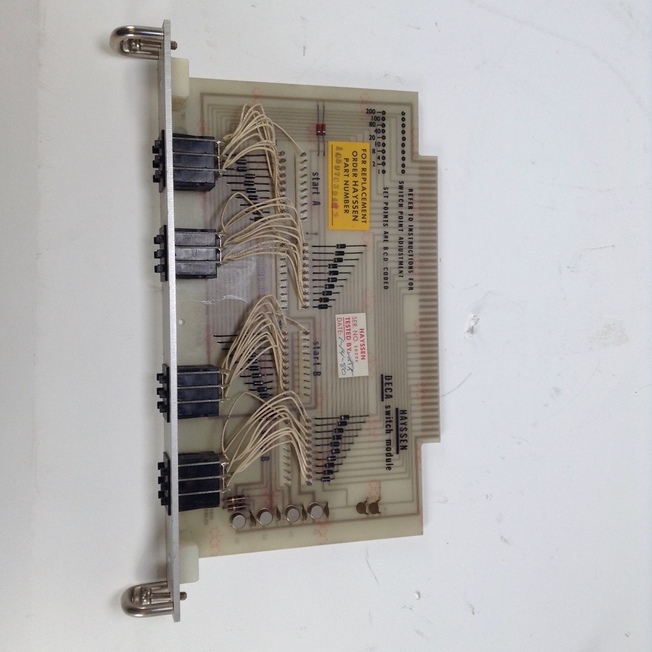 Hayssen 10397A3863 Deca Switch Module New NMP