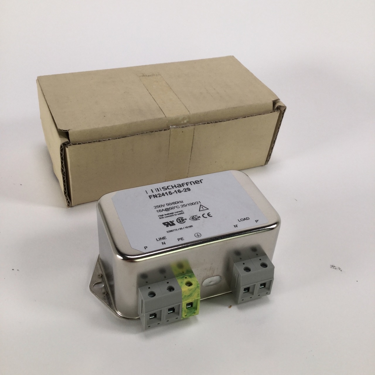 Schaffner FN2415-16-29 250V Chassis Halterung Rfi Filter 50/60Hz New NFP
