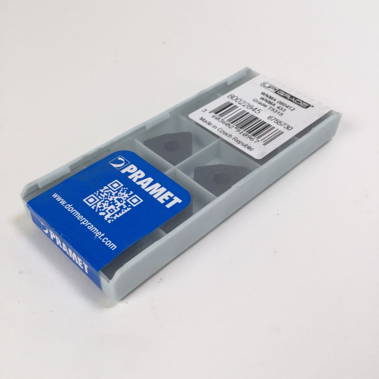 Pramet WNMA080412 Indexable Cutting Inserts New NFP Sealed (10pieces)