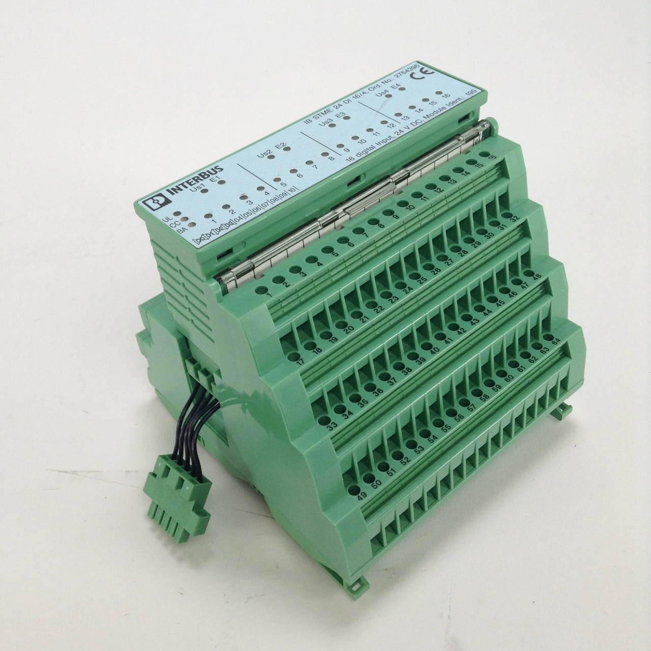 Phoenix Contact 2754338 Interbus input module IB STME 24 DI 16/4 Used UMP