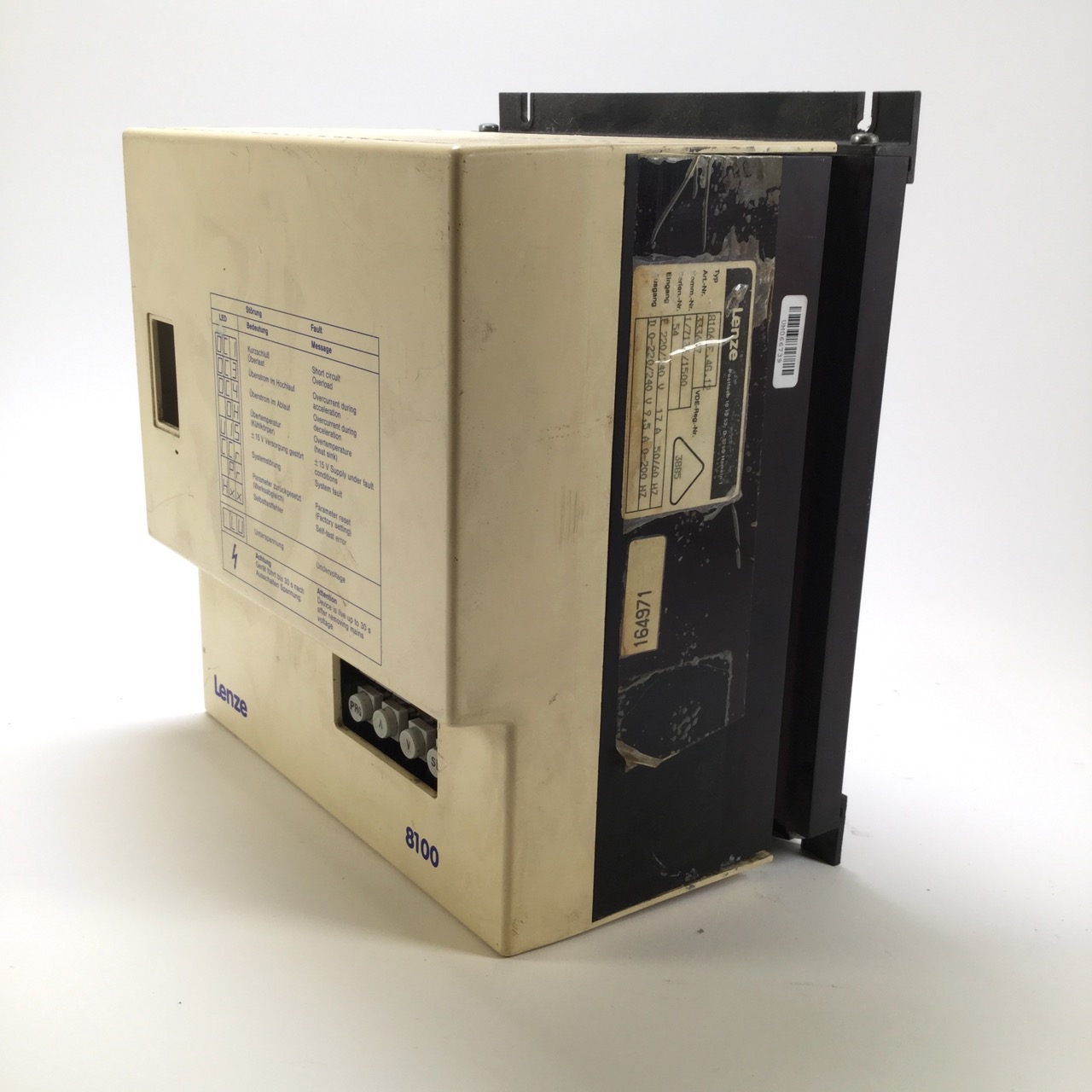 Lenze 8106_E.4G.12 Frecuency inverter 333647 Used UMP