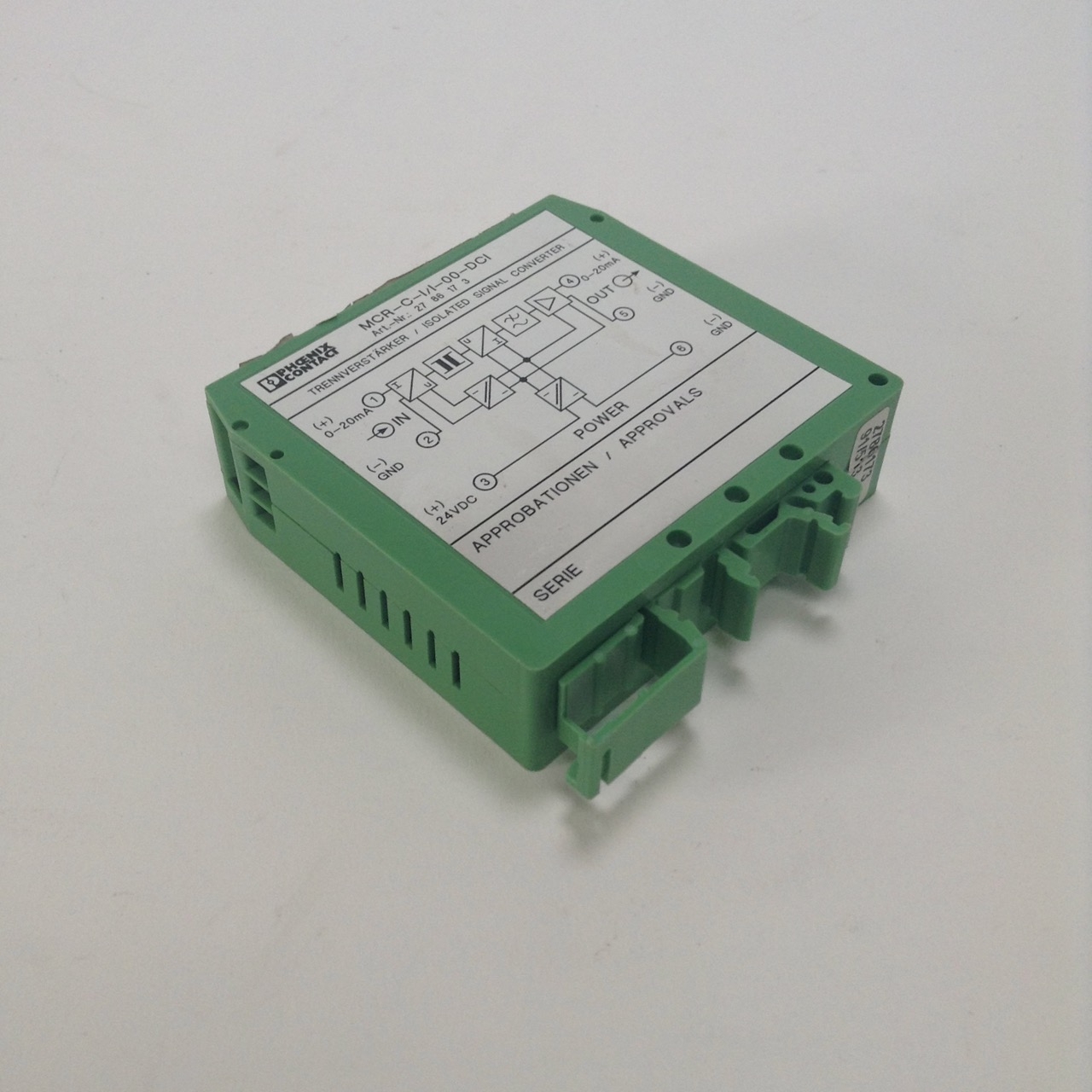 Phoenix Contact 2786173 signal converter Signalwandler MCR-C-I/I-00-DCI Used UMP