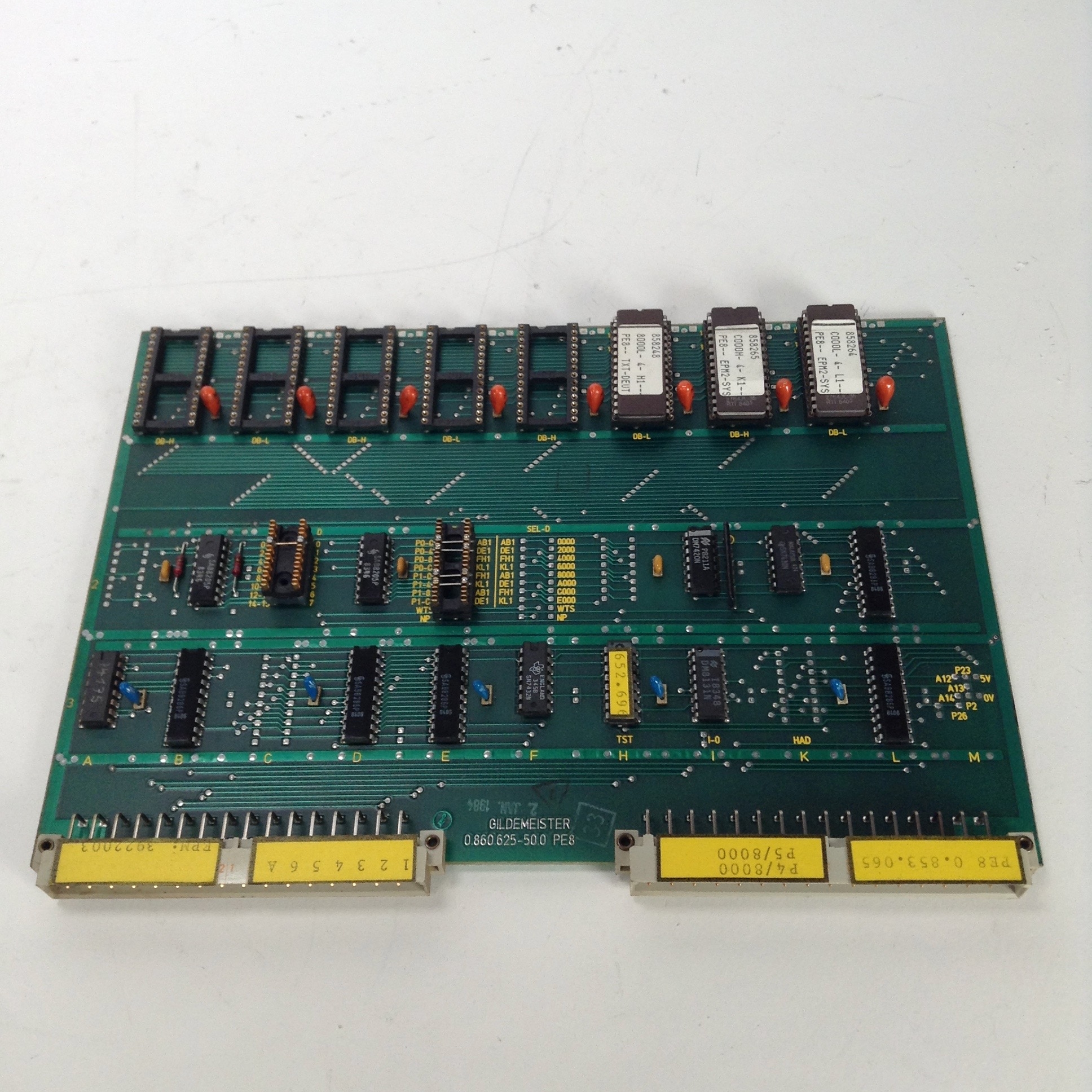 Gildemeister 0.860.625-50.0 PE8 Control card 0853065 Used UFP