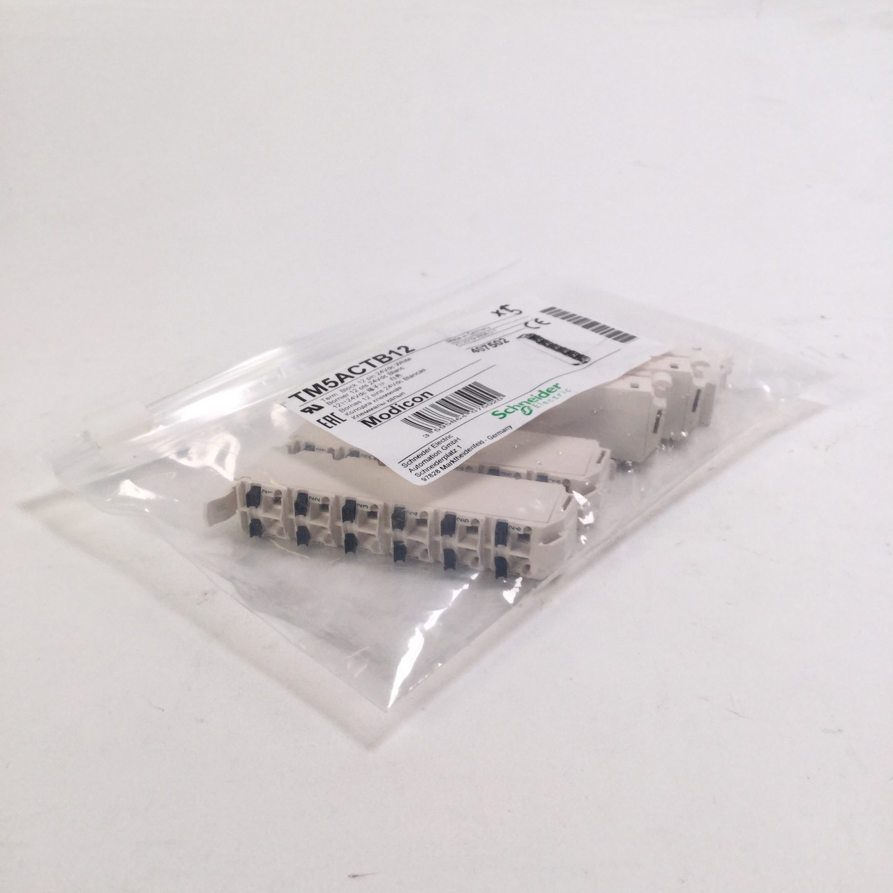 Schneider Electric TM5ACTB12 Terminal Block 12 pin 24VDC Modicon New NFP (5pcs)