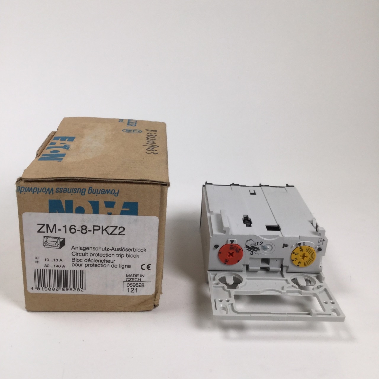 Eaton ZM-16-8-PKZ2 Circuit Protection Trip Block Analgenschutz New NFP