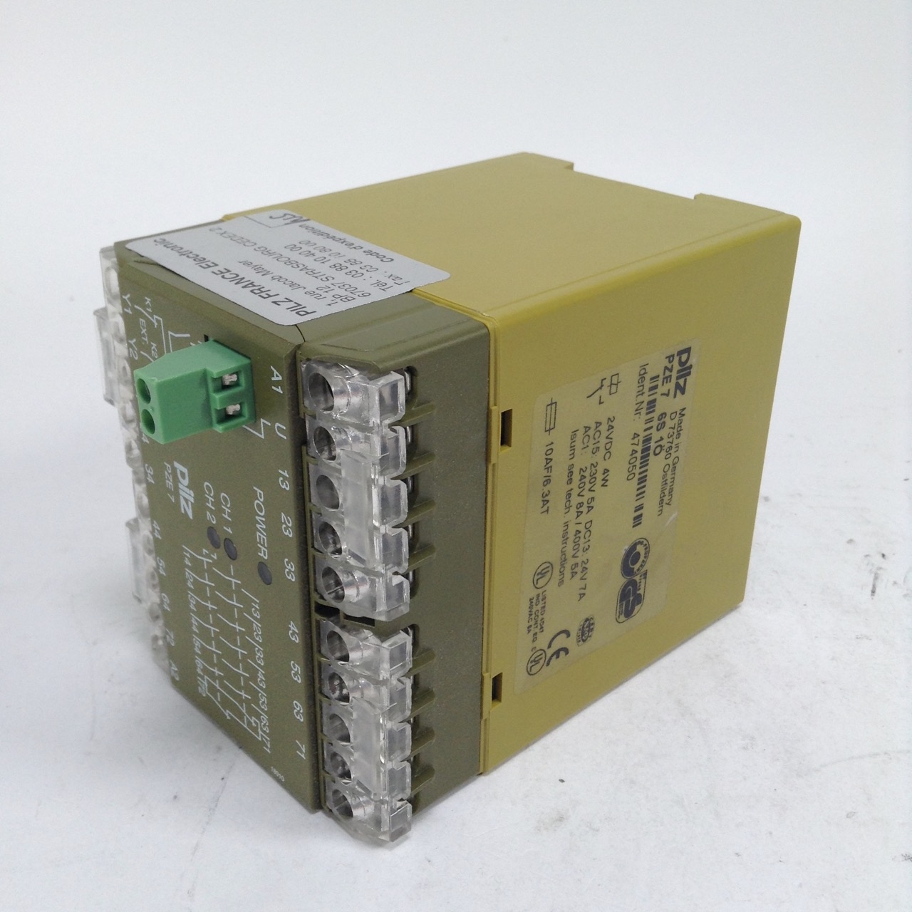 Pilz PZE76S1O Safety Relay Not-Aus Modul 120VAC New NFP
